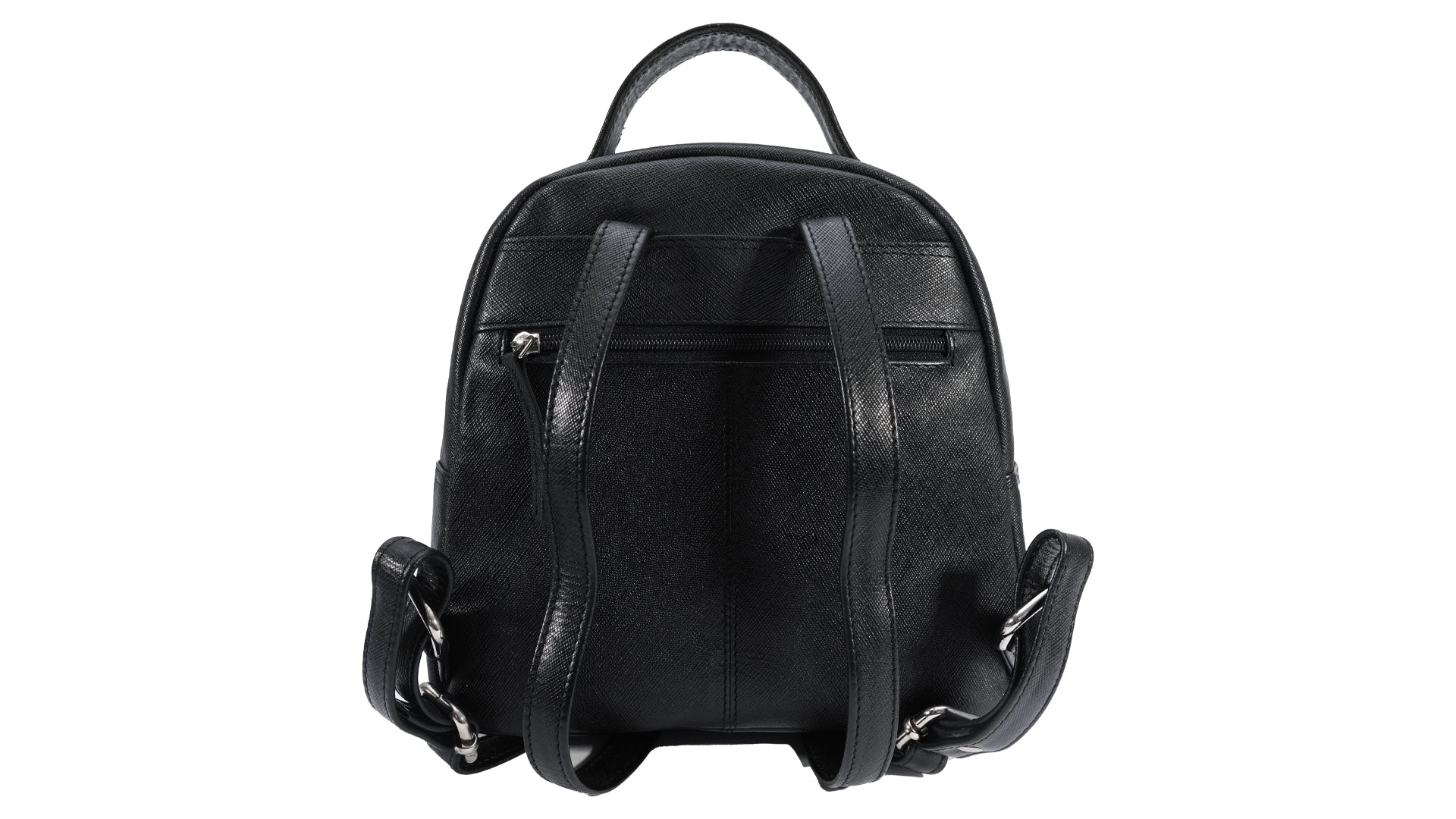 Skórzany Plecak Simbru czarny – Kompaktowa Elegancja i Funkcjonalność