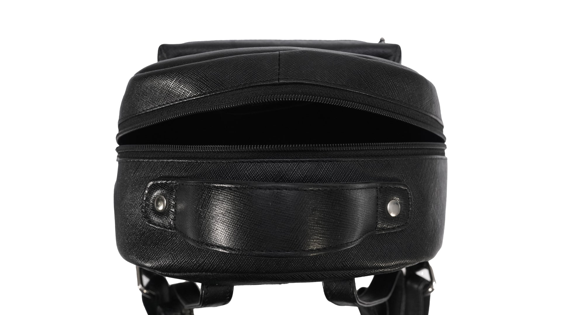 Skórzany Plecak Simbru czarny – Kompaktowa Elegancja i Funkcjonalność