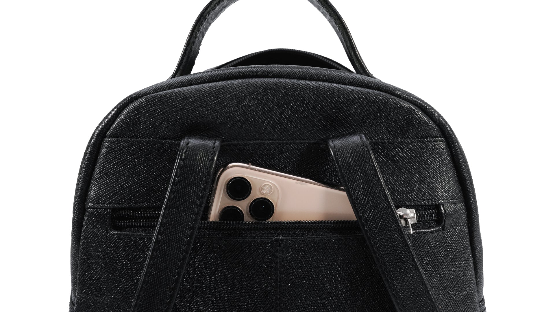 Skórzany Plecak Simbru czarny – Kompaktowa Elegancja i Funkcjonalność